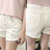 Frauen Stil Hohe Qualität Vintage Mittlere Taille Crimpen Denim Shorts Europa Mode Dünne Beiläufige Kurze Jean Ankunft frauen