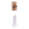 Storage Bottles Jars Rose Quartz Roller Bottle Pink Glass Essential Oil Natural Bamboo Lid Pattern Crystal Gemstone 10pcs7800056