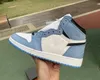 2021 Jumpman de alta qualidade 1 1s OG High University Blue Basketball Shoes clássico masculino feminino tênis design de luxo tênis de corrida casual com