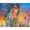 Paintings Paint By Numbers Woman Frame For Canvas Painting Kits Acrylic Colorful Drawing Figure Oil Picture No Number Home Decoration Art