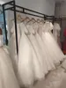 2021 blygsamma långärmade sjöjungfru bröllopsklänning avtagbar tåg spets approps brudklänning Vestido övervakar klänningar