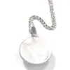 A-Z Nombre personalizado Letras Oro Plata Hombres Moda Hip Hop Joyería Iced Out Letra giratoria Colgante Necklace186l