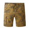 Camouflage kort byxor män last shorts män bomull tvättade bermudas breeches män unga sommar camo overalls manliga kläder 210518