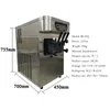 Commercial Ice Cream Makers Machine 3 Flavors Stainless Steel Vending