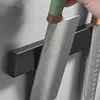 Portacoltelli magnetico professionale per montaggio a parete Accessori da cucina per portacoltelli magnetici in acciaio inossidabile 304 senza punzonatura