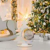 Decorazioni natalizie Albero artificiale Paradiso Decorazione commemorativa Ornamento da tavolo con decorazione da comodino per camino a sfera in plastica
