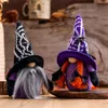 Articoli per feste Decorazioni per gnomi di Halloween Decorazioni fatte a mano per bambini in peluche svedese bambola vampiro Ornamento da tavolo Regalo per bambini XBJK2108