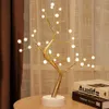 LED USB DIY Artificial Light Tree Lamp Touch Switch Tabletop Bonsai Tree Light Christmas Home Decoration For Kids Bedroom