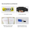 Mobiltelefon Back Protective Film Printer Dongle Program för Epson Skrivare Blanka Bakläggningsmönster DIY Designs