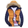Winter Jacket Mens Cotton Coat Korean version av trenden med Student Mens Autumn and Winter Cotton Coat Men