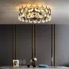 Ceiling Lights Simple Postmodern Light Luxury Crystal Lamp Nordic Bedroom Study Dining Room Living Lighting