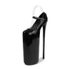 Обувь платье 30 см Super High High Heal Face Насосы Направленные носки Stiletto каблуки сексуальные женщины пообережденные подиумы для обуви