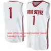 Nikivip hecho a medida # 1 Ohio State Buckeyes College hombre mujer camisetas de baloncesto juvenil tamaño S-5XL cualquier número de nombre