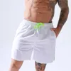 Homens Swimwear Placa de verão Shorts Sólida Surffing Casual Gay Surffing Beachwear com Bolso Nadar Briefs