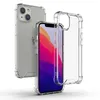 Coques de téléphone antichoc transparentes de qualité supérieure pour iPhone 13 12 11 Pro Max X XR XS 6 7 8 Plus SE Mini Samsung S21 Ultra FE S20 A22 TPU Acrylique PC Hybrid Hard Back Clear Cover