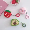3D cute lovely cartoon fruit animal for apple airpods case 2 3 pro earphone charger box protective cover Headphone accessories8851523