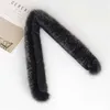 Real Fox Fur Scarf 100% Genuine 70cm Winter Fur Collar for Men Women's Clothing Hot Selling Neck Wear H0923