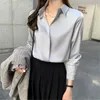 Sweet Gentle Office Lady Feminine Chic Women Blouses Plus Size Loose Elegant Minimalist Stylish Tops Shirts 210421