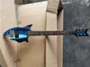 Çocuk Stil Köpekbalığı Desenli Elektro Gitar Gülağacı Klavye, Humbucking Pickups ile, istek olarak özelleştirilebilir