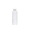 Cosmetic Plastic Bottle Transparent Flat Shoulder Aluminum Screw Lid With Inner Plug Empty Portable Refillable Packaging Container 100ml 120ml 150ml 200ml 250ml