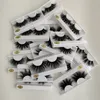 25 mm 5D Mink Eyelash Dramatic Long Lashes Makeup Full Strip Lashes 25mm False Eyelashes 3D Mink Eye lash Reusable4974536