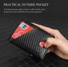 Card Holders 2021 Ultra-thin Wallet Business Men Holder Fashion RFID Carbon Fiber279k