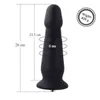 Nxy Anal Toys Sex Hismith 25cm Silicone Plug with Kliclok Big Butt for Premium Machine Dildo Black Long 1207