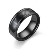 2021 Gradient Purple Color Shell rings Titanium Steel For men women Gift Rings Dainty Female Nice Finger Jewelry