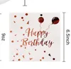 Folia Dots Party Taklewares Dekoracje Papier Puchar Płyta Serwetki Urodzinowe Przyjęcia Dekoracji Ślubne Dostawy Baby Shower