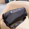 En kaliteli erkekler moda duffle çanta siyah naylon seyahat çantaları erkek omuz kayışı övgü ve patlama ile bagaj beyefendi iş totes tapa p001