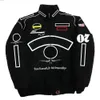 2022 F1 Racing Suit College Style Coat European och American Racing Fans Casual Jacket Cotton Jackets Full Embroidered Winter2815042