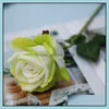 Artificielle Rose Fleurs Flanelle Couronnes Bouquets De Mariage Cor Poignet Fleur Coiffure Centres De Table Home Party Decor Gga2529 Drop Delivery