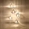 Nowe Nowoczesne Żyrandole Oświetlenie kryte Schody LED Żyrandol do salonu Crystal Ball Chandelier Loft Kitchen Lights Luster