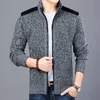 Gruba moda sweter marki dla męskich sweter slim fit bluters dzianiny ciepłe jesień casual koreański styl odzież męski 210813