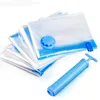 Storage Bags Home Clothes Vacuum Bag With Valve Transparent Border Folding Compressed Organizer Travel Space Saving Seal Packet