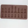 3D International Chess Form Pastelaria Chocolate Açúcar Sabonete Fondant Silicone Molds Cubo Bandeja Cozinha Cozimento Bolo De Decoração De Bolo