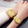 Chenxi Golden Dame Golden Watch Top Marque Minimalisme Calendrier Imperméable Quartz Women's Business Robe 069IPG 210616