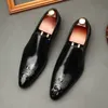 Large Size Mens Penny Loafers Genuine Leather Black Brown Men Dress Shoes Italian Designer Handmade Slip On Male Wedding Shoes