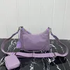 Sacos de designer Unisex Hobo Bag Nylon Mulheres Handbags Chian Purse Messenger Composite Tote