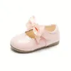 Sandaler Girls Princess Shoes Patent Läder Fashion Big Bow Mary Jane Bröllopsfest Barnens formella dans