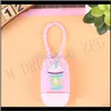 Party Favor 30Ml Sanitizer Keychain Silcione Cartoon Mini Cover Gel Hand Soap Bottle Holder With Refillable Travel Ilzj6 Cbhwr6682548