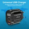 Chargeur mural rapide à deux ports 20W PD type C Charge rapide Adaptateurs d'alimentation USB C pour Iphone 11 12 13 14 Samsung S22 S23 Prises de téléphone Huawei avec boîte B1