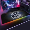 RGB Mouse Pad High Quality MSI Dragon Logo HD Printed Game Mousepad Large Colorful Durable Table Mat mouse pad