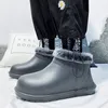 Noworodki zima Dodaj futro trzymaj ciepłe męskie buty śniegowe Slip na wygodne wodoodporne buty botki przeciwdeszczowe dla mężczyzn rozmiar 39-44