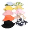 Chapeaux de pêcheur teints par cravate hommes et femmes mode bassin casquette printemps été loisirs de plein air casquettes de soleil chapeau de fête DB671