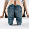 Damen-Sportsocken, Bandage, rutschfeste Träger, Frottee-Spender, runder Kopf, atmungsaktiv, spezielle Yoga-Socke