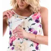 Nuovi vestiti premaman estivi senza maniche con stampa floreale vestito da allattamento per allattamento al seno vestito da gravidanza Q0713