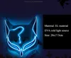 Anime Gensshin Impact Decor japoński Fox Neon Light Cosplay Halloween Party LED Maska Dance DJ Payday Costume Rekwizyty