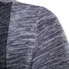 Lente herfst trui mannen lange mouw patchwork dunne gebreide cardigan mannen hoge kwaliteit casual mannen truien slanke knitwear jas 210818