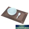 4 PCS Placemat Fashion PVC Dining Table Mat Placs Pads Bowl Pad Coasters Table Poloth almofada de café Tabela de cafeteira Tigela de casa decoração6576894